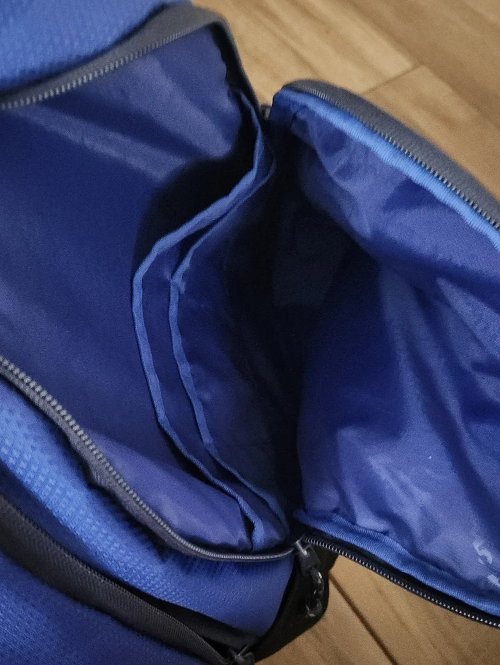 Champion Blue and Navy Men's Backpack with White Accents